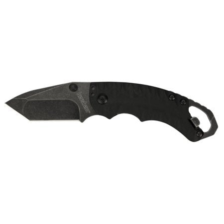 Kershaw Shuffle II Folding Pocket Knife with Tan Handle and 2.6-Inch Tanto Blade