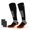 Heated Socks for Men & Women with 6000mAh Batteries - Black, 4 Heat Levels, All-Day Warmth
