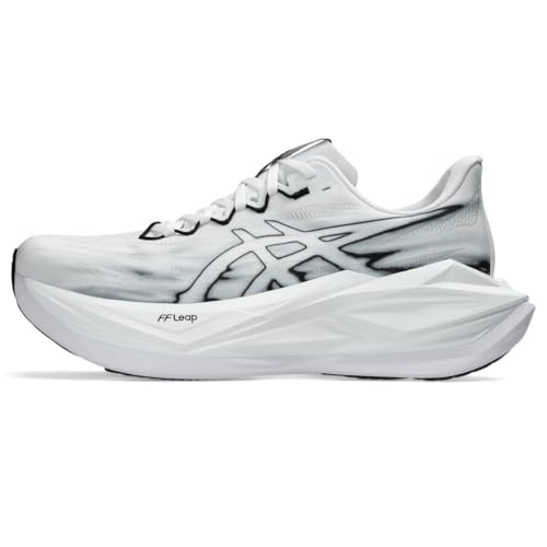 ASICS Unisex Superblast 3 Running Shoes – Women's 12 / Men's 10.5 White/Black