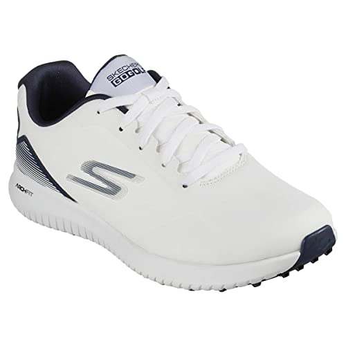 Skechers Max 3 Arch Fit Men's Golf Shoes White Navy 10.5 Waterproof