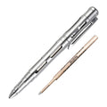 Titanium Tactical Pen with Glass Breaker - Silver, Model TPX33-TI