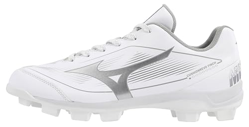 Women's Cushionrevo Finch TPU Spike Shoes - White Silver, 8