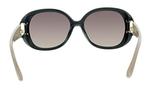 Ferragamo Brown Gradient Oval Sunglasses SF668 57mm – Stylish UV Protection