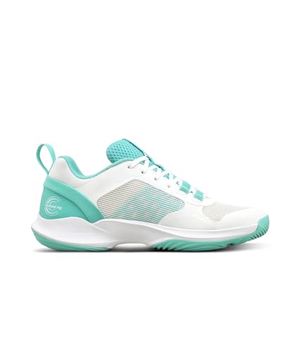 Women’s Wilson Hurakn Pro V2 Padel Shoes - White Turquoise 8.5