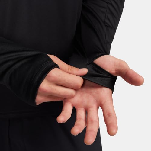 Nike Men's Pacer Dri-Fit 1/2-Zip Running Top Large Black Reflective Silver