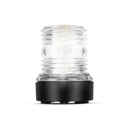 Marine Navigation Anchor Light - 3NM Visibility, 360° White LED for Boats