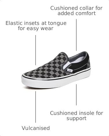 Vans Classic Slip-On Sneakers for Women and Men - Black & Checkerboard Variations