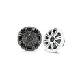 KICKER KM65 6.5-Inch Marine Coaxial Speakers with 3/4-Inch Tweeters, UV-Resistant, Charcoal & White Grilles