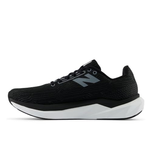 New Balance Men's FuelCell Propel V5 Running Shoes - Black/White/Steel, Size 10