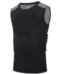 Roadbox Youth Baseball Chest Protector Padded Compression Shirt Black X-Small