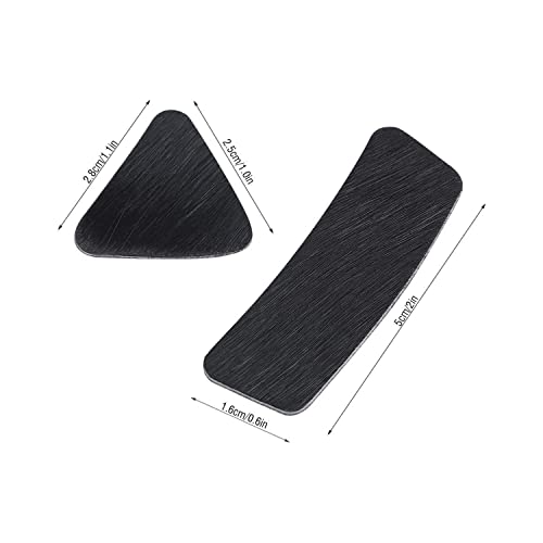 5 Pack Archery Arrow Rest Adhesive Shelf and Leather Silent Board for Hunting and Recurve Bows