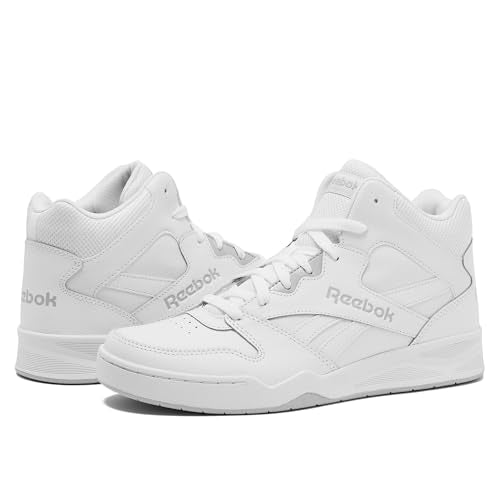 Reebok Royal BB4500 Hi2 High Top Shoes - White Light Grey Men's Sneakers
