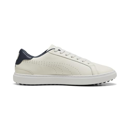 PUMA Classic G Men's Golf Shoes - Size 10.5, Warm White & Deep Navy