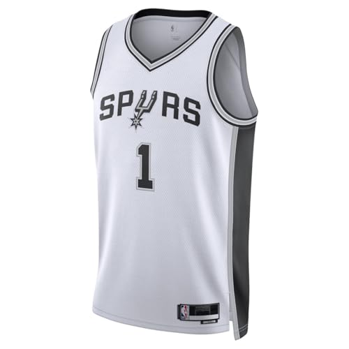Youth San Antonio Spurs Wembanyama NBA Swingman Jersey White 8-12 Association Edition