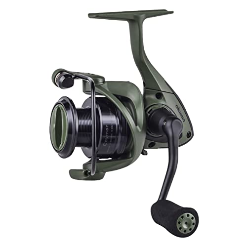 Okuma Ceymar Graphite Spinning Reel - Lightweight All Purpose Fishing Reel - Variation: Tactical Green ODT / ODT-3000A, 10LB Line