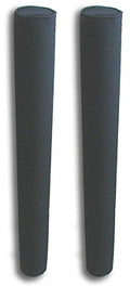 Boat Trailer Guide Pole Pads and Covers Set - 60 Inch Heavy Duty UV Canvas, Black