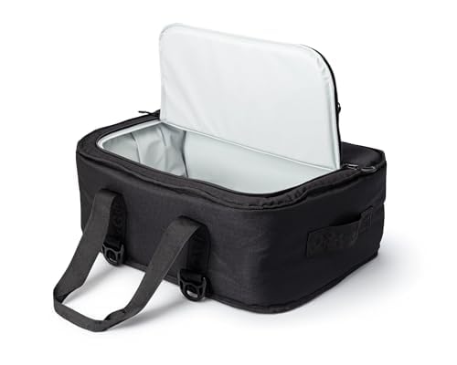 38-Can Canvas Soft Cooler - Black, Leak-Proof, Insulated, Low Profile