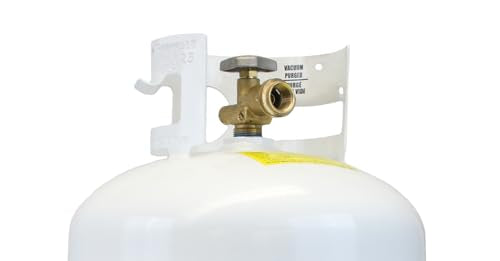 40 LB Steel Propane Tank with Overfill Protection & OPD Valve - White