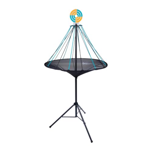 Flying Disc Target Game with Foldable Design & 4 Silicone Discs — Outdoor Fun for All Ages