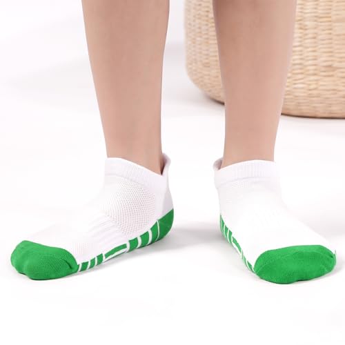 Kids Athletic Socks with Tab - 12 Pairs, Boys 1-14 Years, Multicolor Variation 10-14 Years B