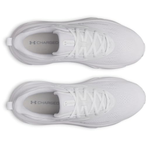 Under Armour Men's Charged Plus Rogue 6 Running Shoes - White/White/White 11.5