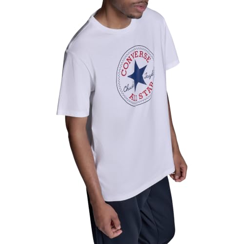 Men's Converse Chuck Patch T-Shirt - XL White