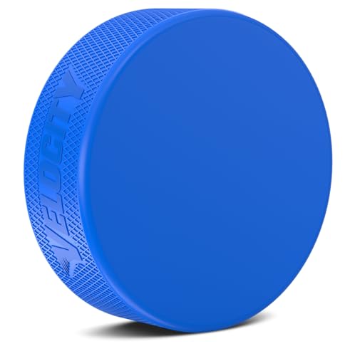 Blue 50 Pack Junior Lightweight Hockey Pucks for Youth Training
