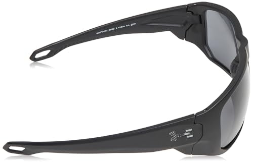 Under Armour Mens Ua Attack 2 Rectangular Sunglasses Matte Black 63mm