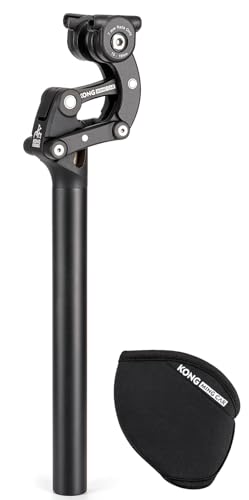KONG MING CAR Suspension Seat Post 27.2mm Shock-Absorbing Bicycle Seat Post