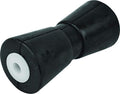 Heavy Duty Boat Trailer Roller - Rubber Shaft Keel, Black 12 Inch