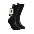 Alpaca Boot Socks for Men Women 2 Pack Moisture Wicking Cold Weather Hiking & Running Socks