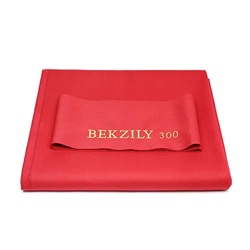 8ft Pool Table Cloth Set - Red, Professional Speed & Control Felt for Billiards