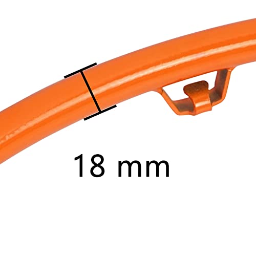 Aoneky Heavy Duty 18mm Solid Steel Basketball Rim - 18 Inch Outdoor Replacement