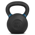 Deep Blue Powder Coated Kettlebell - 9 to 88 lb Cast Iron Workout Weights