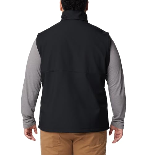 Large Black Columbia Ascender II Softshell Vest - Men's Performance Outerwear