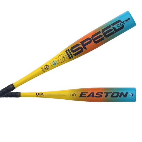 Youth Baseball Bat - Easton Speed Comp -10 / -13 Drop 28 Inch - Yellow, Orange, Blue