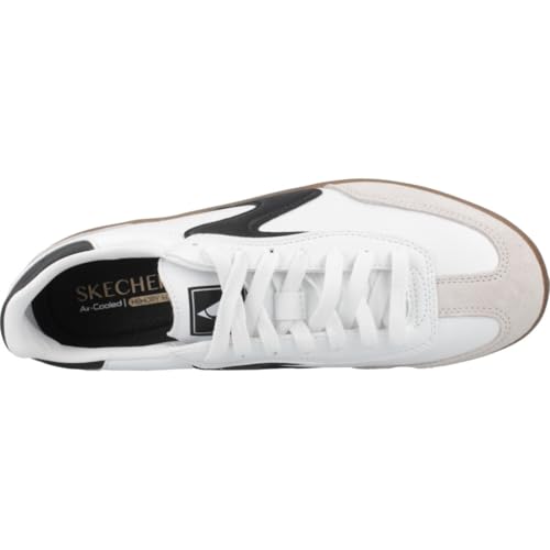 Skechers Women's Hotshot Kickoff Sneakers - White Black 6.5
