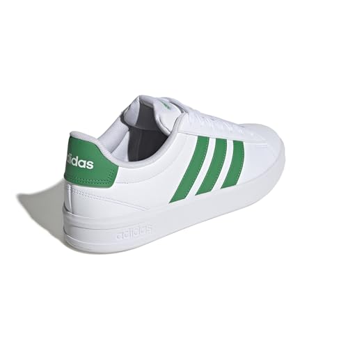 Adidas Men's Grand Court 3.0 Tennis Shoes White Green 10.5