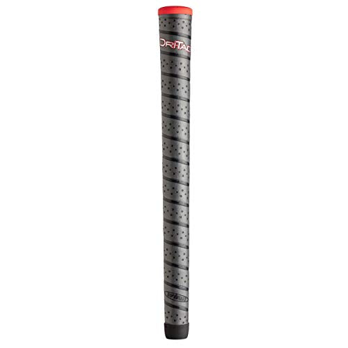 Winn Dri-Tac Wrap Golf Grips Bundle Gray Standard 9pcs - Durable, Comfortable