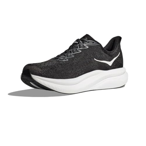 Hoka Men’s Mach 6 Running Shoes - Size 9.5, Black/White