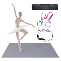 Portable Dance Floor Mat 5mm PVC Non-Slip Reusable 3.3x5.9ft for Ballet Jazz & All Styles