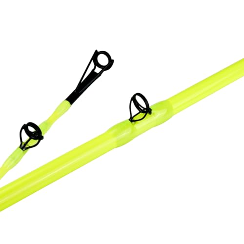 Glow Catfish Fishing Rod 7' Medium - Yellow - Night Fishing Cast Rod