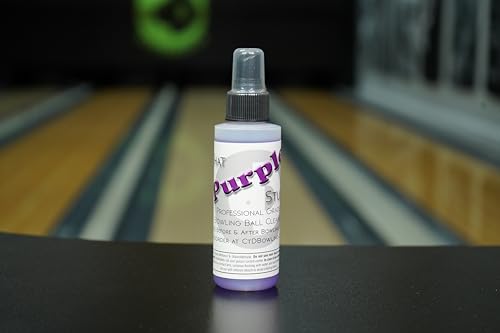4 oz Purple Bowling Ball Cleaner - USBC Approved for Dirt & Oil Removal
