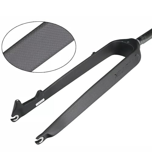 BestParts 26-Inch Full Carbon MTB Rigid Front Fork 1-1/8" Disc Brake Lightweight