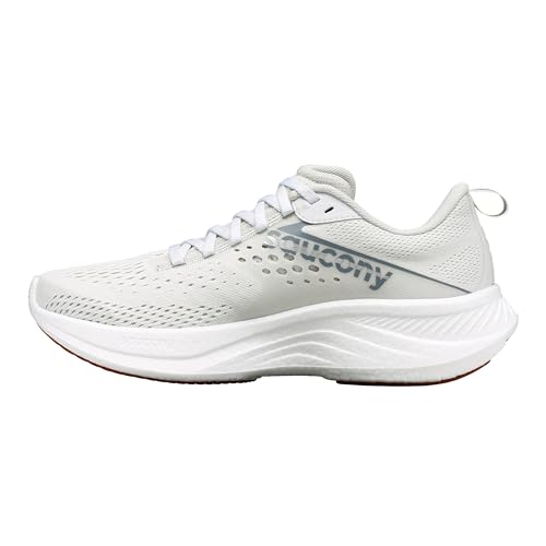 Saucony Women's Ride 17 Running Shoes - Pearl/Gum, Size 11