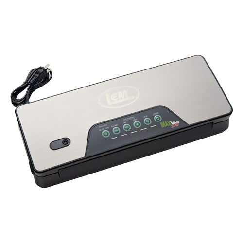 LEM MaxVac 100 Compact Vacuum Sealer for Food Preservation