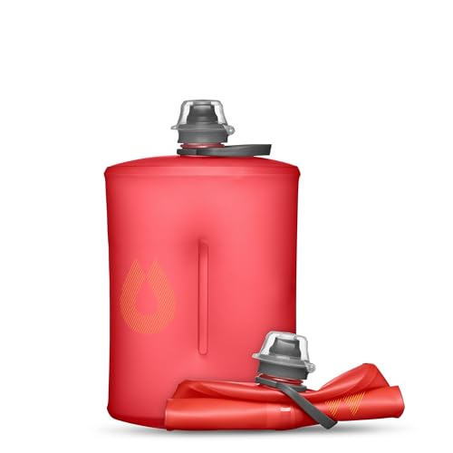 HydraPak 32oz/1L Collapsible Water Bottle with Redwood Variation