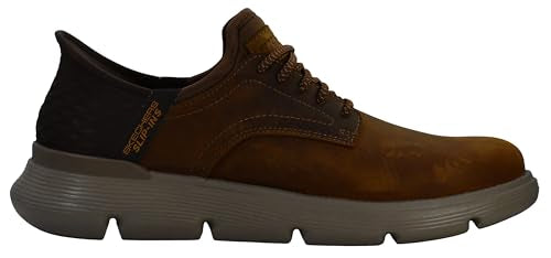 Skechers Men's Garza Gervin Loafers 11.5 X-Wide Dark Chocolate Casual Shoes
