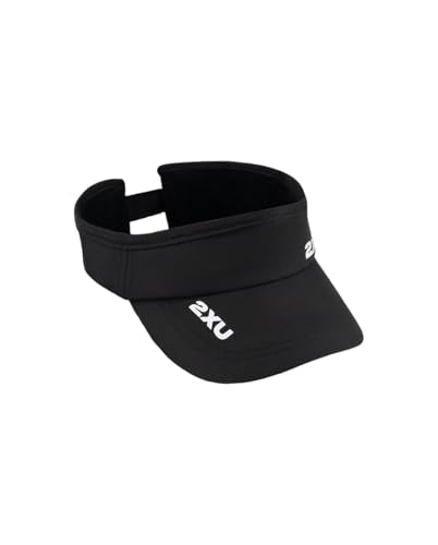 Unisex Run Visor - Black, One Size - Sports & Outdoor Accessories