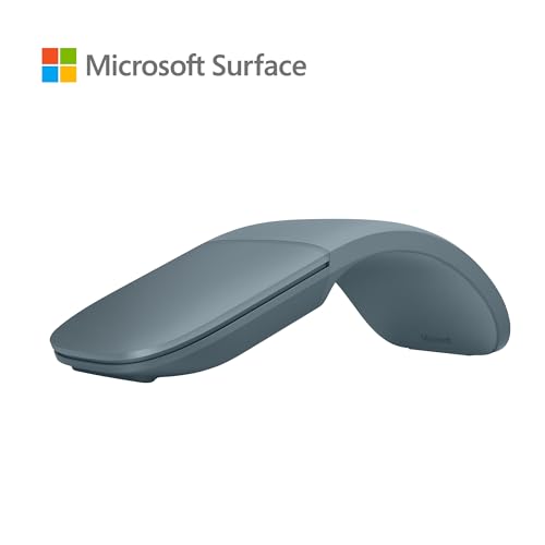 Microsoft Surface Arc Bluetooth Mouse - Ultra-Slim, Portable, Wireless, Full Scroll Plane, Compatible with Windows 11